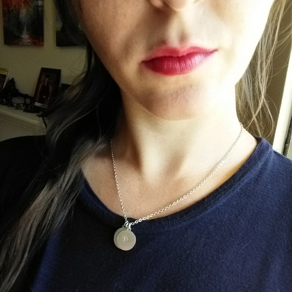Custom Initial Necklace - Picture 2 of 4